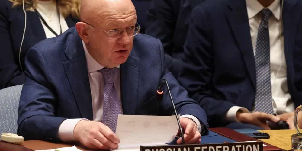 Небензя 24 серпня в ООН поскаржився на санкції проти авторів «Маші та Ведмедя»
